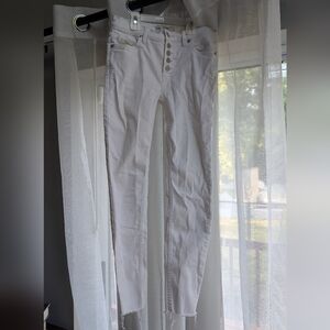 White High-Waisted Women's Jeans